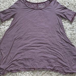 long, loose fitted shirt